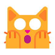 Emoji 🙀 Gatto Esterrefatto su Microsoft Windows 11 November 2021 Update.