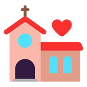 💒 Emoji Iglesia Celebrando Boda en Microsoft Windows 11 November 2021 Update.