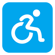 Emoji ♿ Simbolo Della Disabilità su Microsoft Windows 11 November 2021 Update.