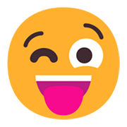😜 Emoji Rosto Piscando E Com Língua Para Fora na Microsoft Windows 11 November 2021 Update.