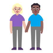 👩🏼‍🤝‍👨🏾 Emoji Mann und Frau halten Hände: mittelhelle Hautfarbe, mitteldunkle Hautfarbe Microsoft Windows 11 November 2021 Update.