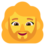 🧔‍♀️ Emoji Mulher: Barba na Microsoft Windows 11 November 2021 Update.