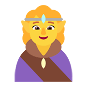 Emoji 🧝‍♀️ Elfo Donna su Microsoft Windows 11 November 2021 Update.