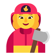 👩‍🚒 Emoji Feuerwehrfrau Microsoft Windows 11 November 2021 Update.