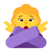 🙅‍♀️ Emoji Mulher Fazendo Gesto De «não» na Microsoft Windows 11 November 2021 Update.