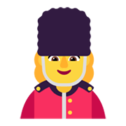 Emoji 💂‍♀️ Guardia Donna su Microsoft Windows 11 November 2021 Update.