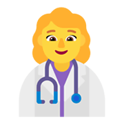 👩‍⚕️ Emoji Profesional Sanitario Mujer en Microsoft Windows 11 November 2021 Update.