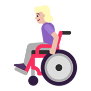👩🏼‍🦽 Emoji Frau in manuellem Rollstuhl: mittelhelle Hautfarbe Microsoft Windows 11 November 2021 Update.