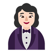 Emoji 🤵🏻‍♀️ Donna In Smoking: Carnagione Chiara su Microsoft Windows 11 November 2021 Update.