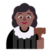 Emoji 👩🏾‍⚖️ Giudice Donna: Carnagione Abbastanza Scura su Microsoft Windows 11 November 2021 Update.