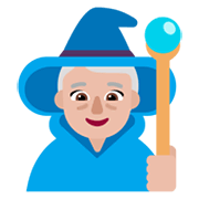 Emoji 🧙🏼‍♀️ Maga: Carnagione Abbastanza Chiara su Microsoft Windows 11 November 2021 Update.