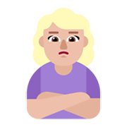 Emoji 🙎🏼‍♀️ Donna Imbronciata: Carnagione Abbastanza Chiara su Microsoft Windows 11 November 2021 Update.