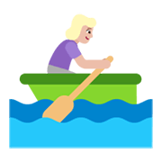 Émoji 🚣🏼‍♀️ Rameuse Dans Une Barque : Peau Moyennement Claire sur Microsoft Windows 11 November 2021 Update.
