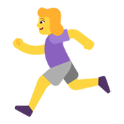 🏃‍♀️ Emoji Mujer Corriendo en Microsoft Windows 11 November 2021 Update.