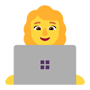 👩‍💻 Emoji IT-Expertin Microsoft Windows 11 November 2021 Update.