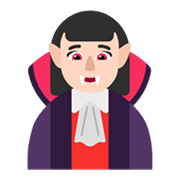 🧛🏻‍♀️ Emoji Vampiresa: Tono De Piel Claro en Microsoft Windows 11 November 2021 Update.