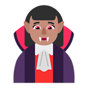 Emoji 🧛🏽‍♀️ Vampira: Carnagione Olivastra su Microsoft Windows 11 November 2021 Update.