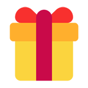 Émoji 🎁 Cadeau sur Microsoft Windows 11 November 2021 Update.