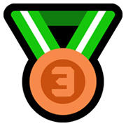 Emoji 🥉 Medaglia Di Bronzo su Microsoft Windows 11.