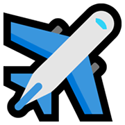 Emoji ✈️ Aeroplano su Microsoft Windows 11.