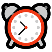 ⏰ Emoji Reloj Despertador en Microsoft Windows 11.