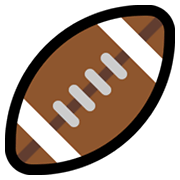 Emoji 🏈 Football Americano su Microsoft Windows 11.