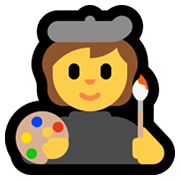 🧑‍🎨 Emoji Künstler(in) Microsoft Windows 11.