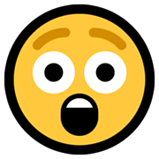 😲 Emoji Cara Asombrada en Microsoft Windows 11.