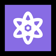 ⚛️ Emoji Símbolo De átomo en Microsoft Windows 11.