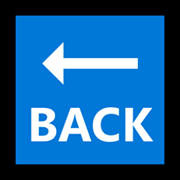 Émoji 🔙 Flèche Retour sur Microsoft Windows 11.