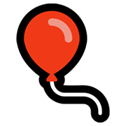 🎈 Emoji Luftballon Microsoft Windows 11.
