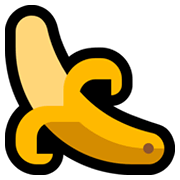 🍌 Emoji Plátano en Microsoft Windows 11.