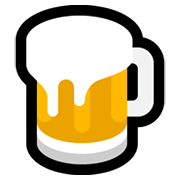 🍺 Emoji Jarra De Cerveza en Microsoft Windows 11.