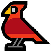 Émoji 🐦 Oiseau sur Microsoft Windows 11.