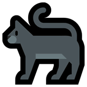 🐈‍⬛ Emoji schwarze Katze Microsoft Windows 11.