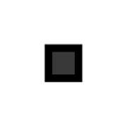 ◾ Emoji Quadrado Preto Médio Menor na Microsoft Windows 11.