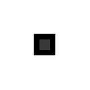 ▪️ Emoji Cuadrado Negro Pequeño en Microsoft Windows 11.