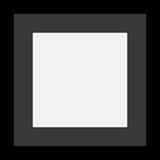 Emoji 🔲 Tasto Quadrato Bianco Con Bordo Nero su Microsoft Windows 11.