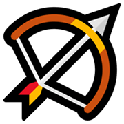 Emoji 🏹 Arco E Freccia su Microsoft Windows 11.