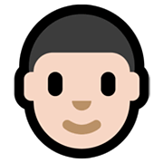👦🏻 Emoji Niño: Tono De Piel Claro en Microsoft Windows 11.