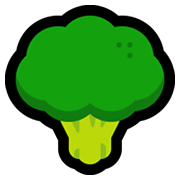Emoji 🥦 Broccoli su Microsoft Windows 11.