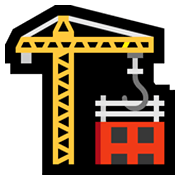 Émoji 🏗️ Construction D’un Bâtiment sur Microsoft Windows 11.