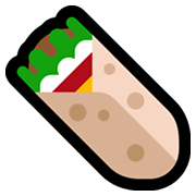 🌯 Emoji Burrito na Microsoft Windows 11.