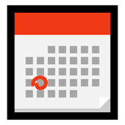 📅 Emoji Calendario en Microsoft Windows 11.