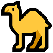 🐪 Emoji Camelo na Microsoft Windows 11.