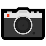 Emoji 📷 Fotocamera su Microsoft Windows 11.