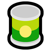 Émoji 🥫 Aliments En Conserve sur Microsoft Windows 11.