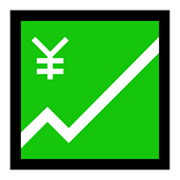 💹 Emoji Gráfico Subindo Com Iene na Microsoft Windows 11.