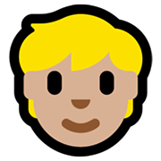 🧒🏼 Emoji Infante: Tono De Piel Claro Medio en Microsoft Windows 11.