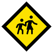 🚸 Emoji Kinder überqueren die Straße Microsoft Windows 11.